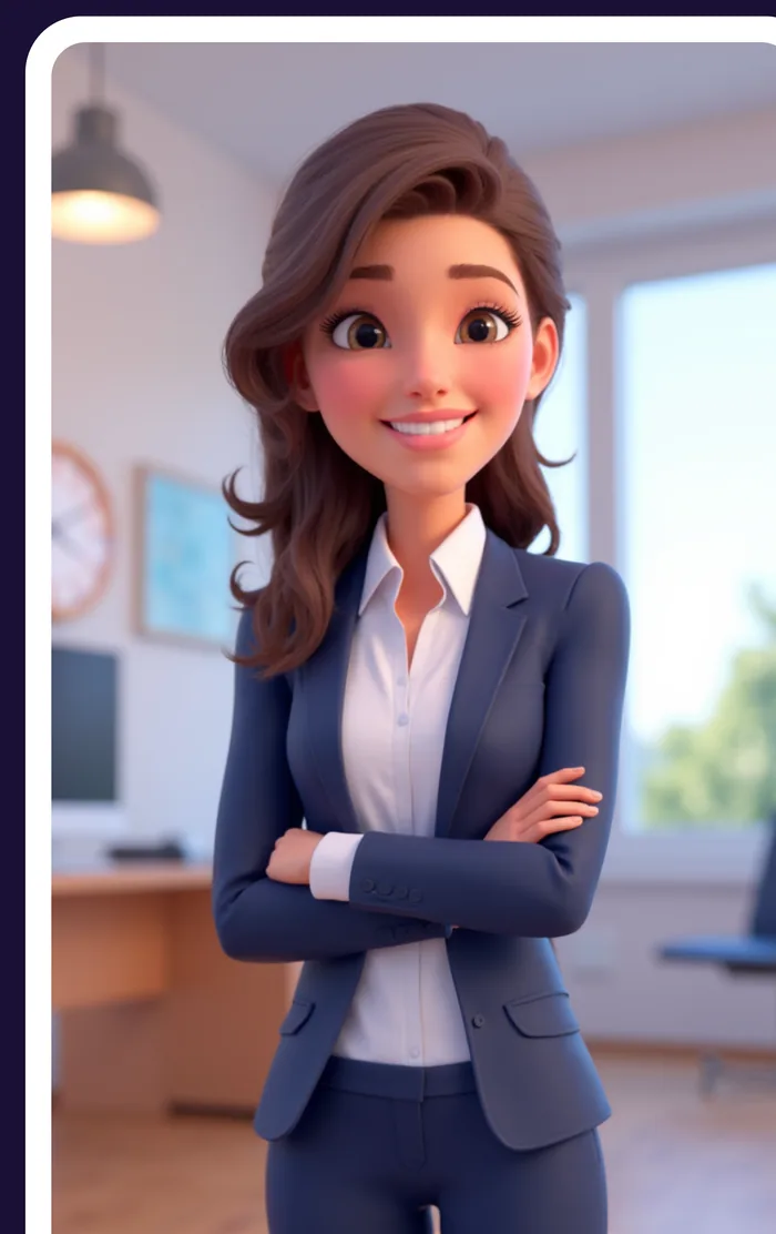 Mia, Gigly's employer mascot